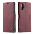 High quality R magnetic flip leather case for Samsung Galaxy Note 10 plus phone case wallet card cover. 