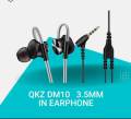 QKZ DM10 Zinc Alloy HiFi Earphone In Ear Earphone.
