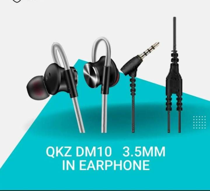 QKZ DM10 Zinc Alloy HiFi Earphone In Ear Earphone