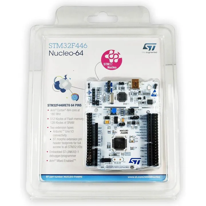 Stm 64 Data Rate NUCLEO-64 STM32F446 64 PIN DEVELOPMENT LEARNING BOARD STM BOARD STM 32 ...