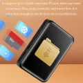 Mini Portable MP3 Player Bluetooth Small Music Player Touch Screen Walkman Sports Music Player Built in 32G Card-Black. 