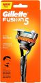 Gillette Fusion 5 Razor with Styling Black Blade & 5 Diamond Like Coated Blades. 