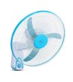 CLICK Wall Fan 18" Blue 90 Degree Oscillation.