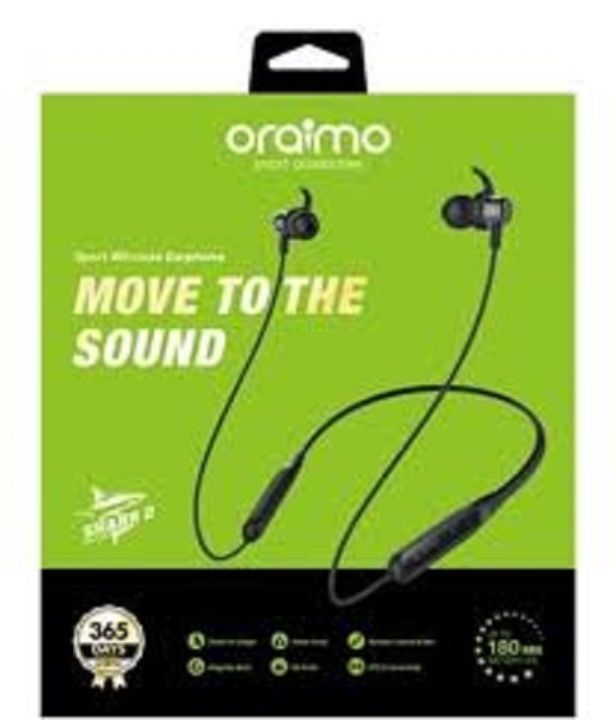 Oraimo E59D Sport Wireless Earphone Shark 2