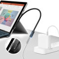 【FUPANG】USB C PD 15V power charger cable for Surface Pro 7/6/5/4/3/go/Book laptop 1/2. 
