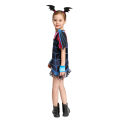 Halloween Vampire Disguise Clothing Child Disney Junior Vampirina Dress with Wings Gloves Girls All Saints' Day Kids Costume.