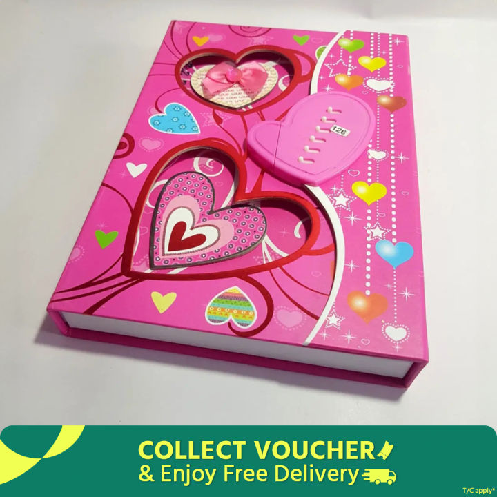 Password Lock Diary/Dairy With Password Lock (Note Book)