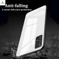 Samsung Galaxy A52S 5G Hard Case Tempered Glass Tpu Mirror Hybrid Shockproof Full Body Protective Cover.
