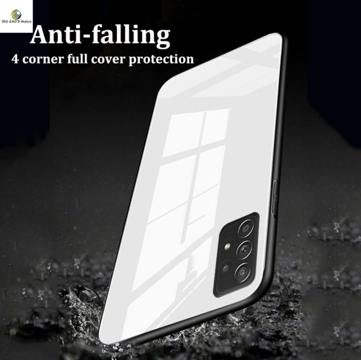 Samsung%20Galaxy%20A52S%205G%20Hard%20Case%20Tempered%20Glass%20Tpu%20Mirror%20Hybrid%20Shockproof%20Full%20Body%20Protective%20Cover%20-%20Image%205