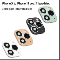 5210A Phone Upgrade Support flash Screen Protector Mobile Fake Camera Lens Sticker Cover Case for iPhone XR X to iPhone 11 Pro Max Seconds Change. 