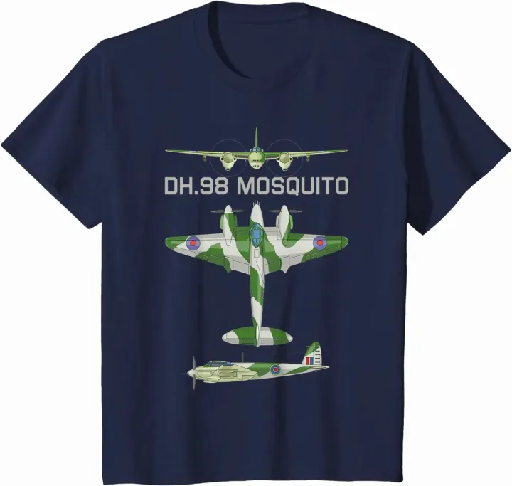 Mosquito%20British%20WW2%20Fast%20Fighter%20Bomber%20Plane%20Diagram%20T-Shirt%20Short%20Sleeve%20Casual%20100%25%20Cotton%20O-Neck%20Summer%20Men%20Tees%20-%20Image%203
