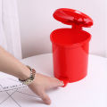 Shaped Waste Bins for Desk Car Office Kitchen Garbage Basket Desktop Trash Can with Lid Cute Strawberry. 
