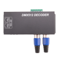 LKPCIGCXM 2X Dmx 512 Digital Decoder,Dimming Driver Dmx512 Controller for LED Rgbw Tape Strip Light Rj45 Connection Dc12-24V 20A.