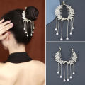 Tassel Hair Clip Hair Claw Women Bun Barrettes Ponytail Holder Hairpins Fashion Hair Accessories-MOILY.