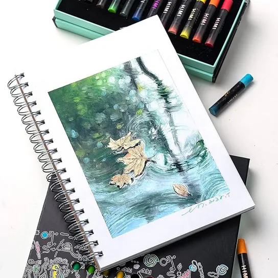 HIMI%20Gouache%20Pad%207X10''(98lb/160g)%2050%20Sheets%20Mix%20Paper%20Pad,%20Side%20Wire%20Bound,%20Fine%20Texture,%20in%20Gouache%20Acrylic%20Art%20Pad%20for%20Sketching,%20Ink%20Sketch%20Book,%20Art%20Supplies%20Drawing%20Pad%20Gift%20-%20Image%203