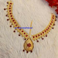 Gold plated Fashionable Necklace With Tayra/tikli for women - Jewellery For Women. 