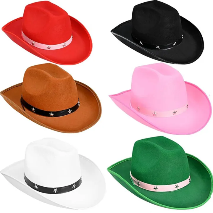 Western%20Cowboy%20hat%20Handcrafted%20%20Dressed%20Wild%20west%20Riveted%20Western-style%20Female%20cowboy%20for%20Rodeo%20Country%20music%20concerts%20Horseback%20riding%20Western-themed%20parties%20Western%20fashion%20enthusiasts%20-%20Image%204