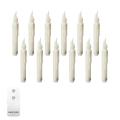 Halloween Floating Candles with Remote Control LED Flameless Candles Hanging Flameless Candlesticks LED Taper Candles.