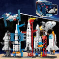 【Get the Perfect Fit】 Space Shuttle Rocket Building Blocks Toys for Kids Educational Gift for Boys Girls. 