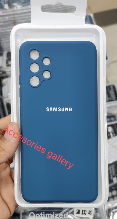 For samaung galaxy A32-4G Silky And Soft - Touch Finish With Camera Production Soft SILICONE COVER