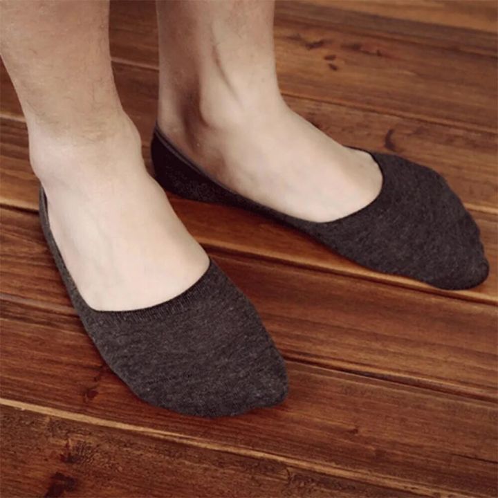 Follow%20The%20Foot%20Sport%20Socks%20Men%20Running%20Invisible%20Socks%20Men%205%20Pair%20Anti%20Slip%20Socks%20Men%20Silicone%20Solid%20Color%20Unisex%20Summer%20Socks%20-%20Image%202