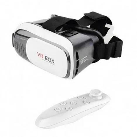VR%20BOX%202.0%20Virtual%20Reality%203D%20Glasses%20With%20Wireless%20Remote%20Controller%20for%20Smartphones%20-%20White%20and%20Black%20-%20Image%202