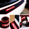 【Xiaofeng】Beziel car rear bumper protector sticker rubber strip SUV trim cover car back bumper protector sill car styling.
