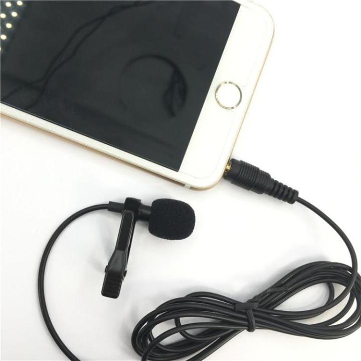 U-1%20Lapel%20Tie%20Clip%20Microphone%203.5mm%20Jack%20Compact%20Lavalier%20Mic%20for%20Mobile%20Audio%20Recording%20-%20Image%203