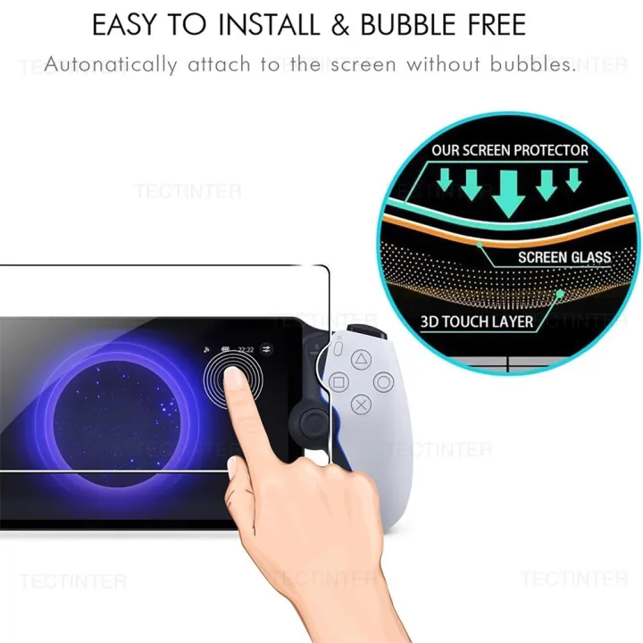 2%20Pack%20Screen%20Protector%20Protective%20Film%20for%20Sony%20PlayStation%20PS5%20Portal%20Handheld%20Anti-Scratch%20Tempered%20Glass%20Gaming%20Accessories%20-%20Image%204