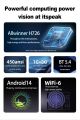 Smart Android Projector TP360 4K Home Theatre  WiFi6 Bluetooth 5.4 290 Ansi portable Projector with HDMI, USB, and Audio jack Port for Entertainment. 