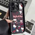 Sanrio Hello Kitty Pattern Silicone Phone Case For iPhone 11 12 13 14 15 Pro Max XS XR X 7 8 Plus SE 2020 2022 Shockproof Cover. 