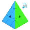 3D Puzzle - 3 Stage Pyramid Rubiks Magic Cube - Puzzle Cube - Puzzle Game - Puzzle for Kids - Made in China. 