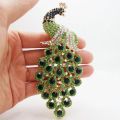 Rhinestones Peacock Brooches for Women||'s Luxury Clothing Accessories Elegant Banquet Wedding Jewelry Female Pin. 