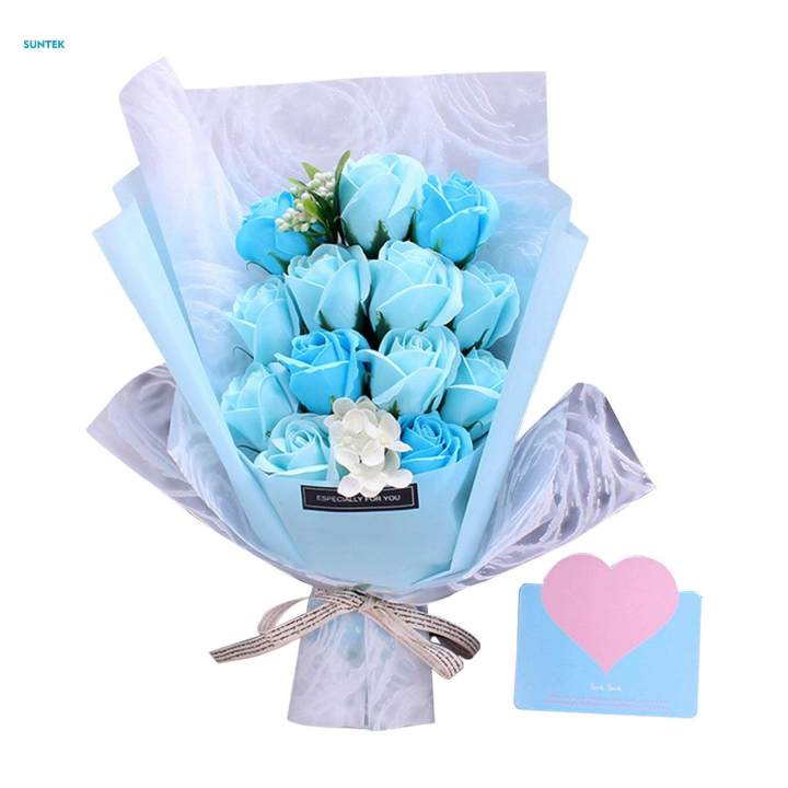 Soap%20Flower%20Bouquet%20bouquet%20Soap%20Flower%20Floral%20Artificial%20bouquet%20Realistic%20for%20Home%20Decor%20Anniversary%20Gift%20Mother's%20Day%20Office%20-%20Image%208