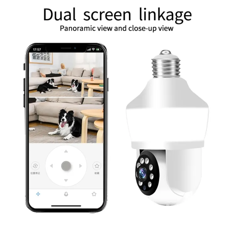 DP43%20Bulb-type%20Motion%20Tracking%20Night%20Vision%20Camera%20Supports%20Voice%20Intercom%20-%20Image%203