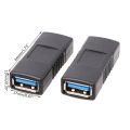 4Pcs USB 3.0 Type A Female to Female Adapter Coupler Gender Changer Connector.
