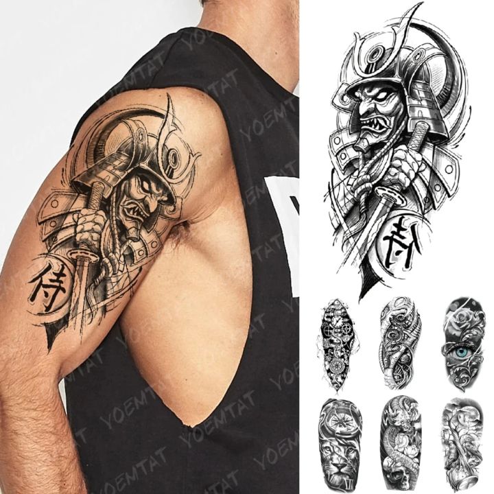 Waterproof Temporary Tattoo Sticker Mechanical Robot Gear Flash Tattoos 3D Bionic Electricity Body Art Arm Tatoo Women Men