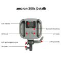 Aputure Amaran 300c 150c RGBWW Tam Renkli 2500K-7500K Video Işığı Bowens Dağı ile Stüdyo Kamera Fotoğrafçılığı için CRI95+ TLCI95+. 