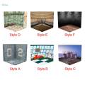 1/12 Scale Backdrop Show Display Organizer Collection Diorama for Action Figures. 