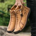 YEWNUW Men's Ankle Boots All Seasons Classic Casual Leather Shoes, Men's Shoes, Driving Loafers, New BunnyGarden. 