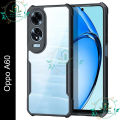 Xundd Back Cover for OPPO A60 Transparent Hybrid Hard PC Back Bumper. 