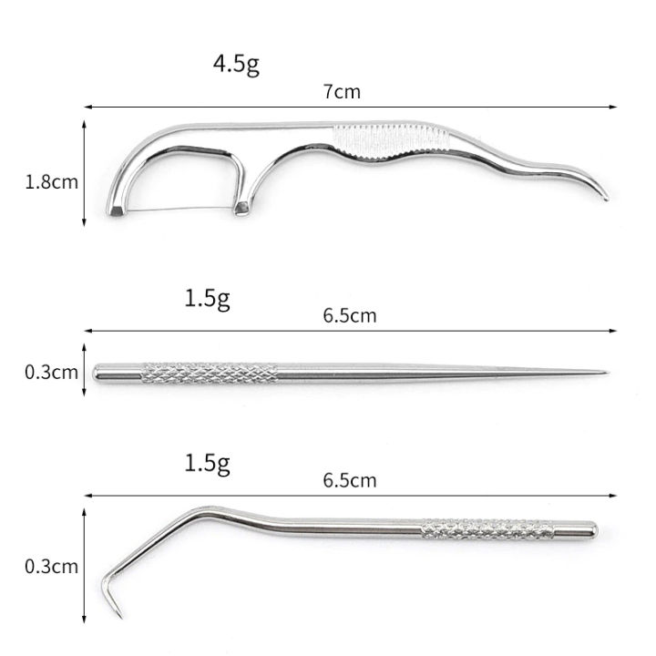 4pcs%20Portable%20Stainless%20Steel%20Toothpick%20Dental%20Floss%20Oral%20Care%20Teeth%20Cleaning%20For%20Outdoor%20-%20Image%206