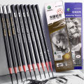Maries Professional Drawing Pencil 12PCS HB 2H B 2B 3B 4B 5B 6B 8B 10B 12B 14B Soft Medium Hard Charcoal Sketch Art Supplies. 