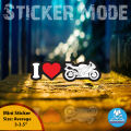 Sticker For Bike | I Love Bike_Logo | ( Sticker_Mode ) Best Quality.