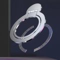 2024 New Cell Phone Ring Holder Accessories Car Mount Mobile Phone Back Sticker Pad Bracket for iPhone 13 14 15 Samsung Xiaomi.