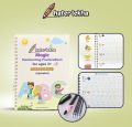 Magic Handwriting Practice Book for Kids | Haterlekha Children Handwriting Book (Bangla, English, Math, Arabic) 4pcs book.