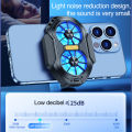 Double Fan Mobile Phone Radiator Phone Cooler For Cell Phone Cooling Fan For Mobile Phone Cooler For Games Phone Accessories.
