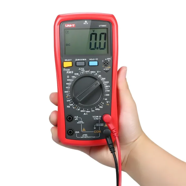 Unit Small Multimeter UNI-T UT890C Digital Multimeter True RMS Handheld Mini Universal Meter ...