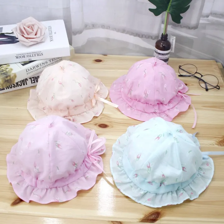 Summer%20Children%20Hats%20Cotton%20Cartoon%20Bucket%20Cap%20for%20Boys%20Printing%20Floral%20Baby%20Girls%20Sun%20Hat%20Flower%20Kids%20Bonnet%20Fisherman's%20Hat%20-%20Image%202