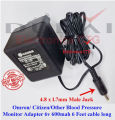 Adapter 6v 600mah For Blood Pressure Monitor/BP Machine Adapter with 6 Feet Cord Citizen/Omron/Other Blood Pressure Monitor Adapter. 